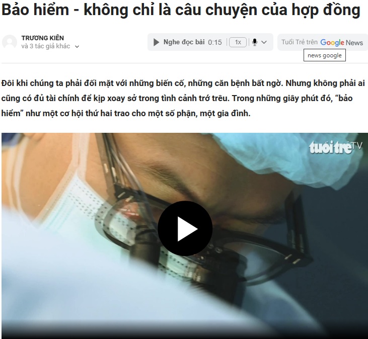 Bảo hiểm - không chỉ là câu chuyện của hợp đồng
